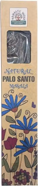 KDMD Natural Botanical Masala Incense Sticks, Palo Santo, Brown