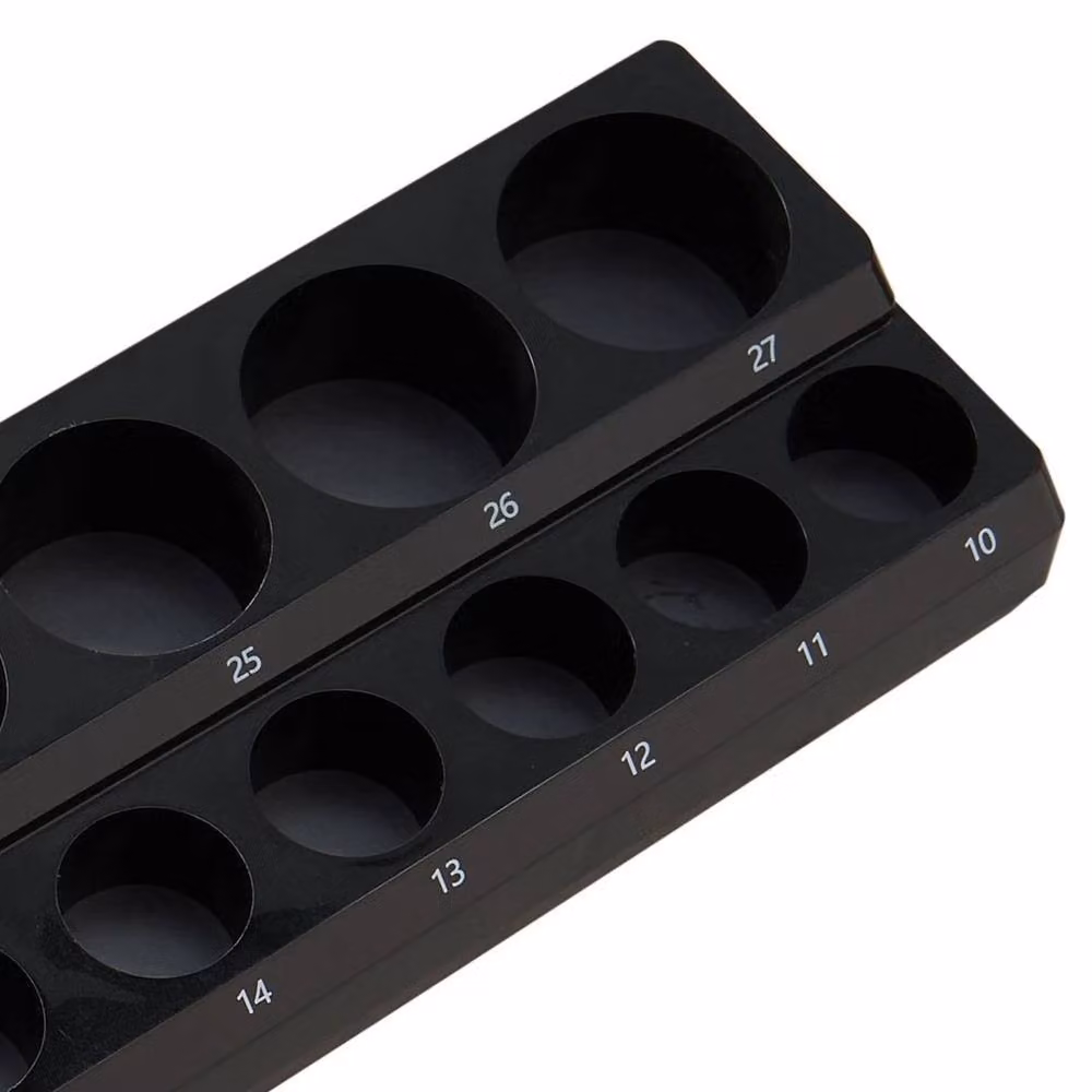 EONLION 3-Piece Black Plastic Socket Organizer Storage Holder Set, Width: 50 cm – 4