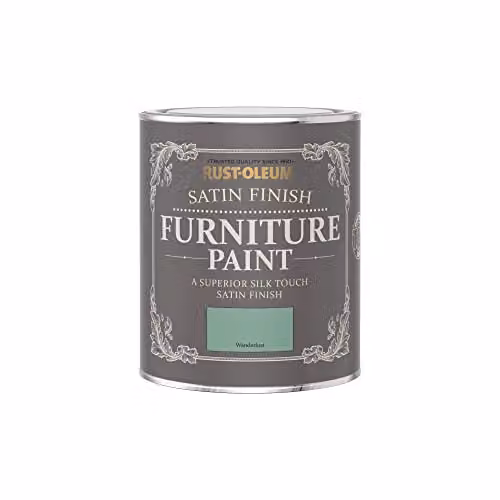 Rust-Oleum Green Satin Furniture and Skirting Board Paint, 0.75 l – 3