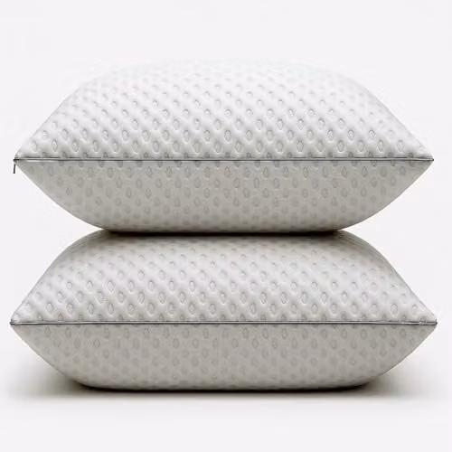 Casabella 2 Pack of White Shredded Memory Foam Pillows, Medium Firm, W/D/H: 70 x 50 cm – 1
