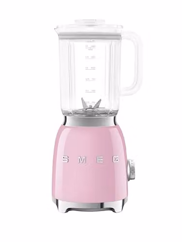 Smeg BLF03PKUK Retro 50s Style Jug Blender, 1.5 Litre, 800W, Pink