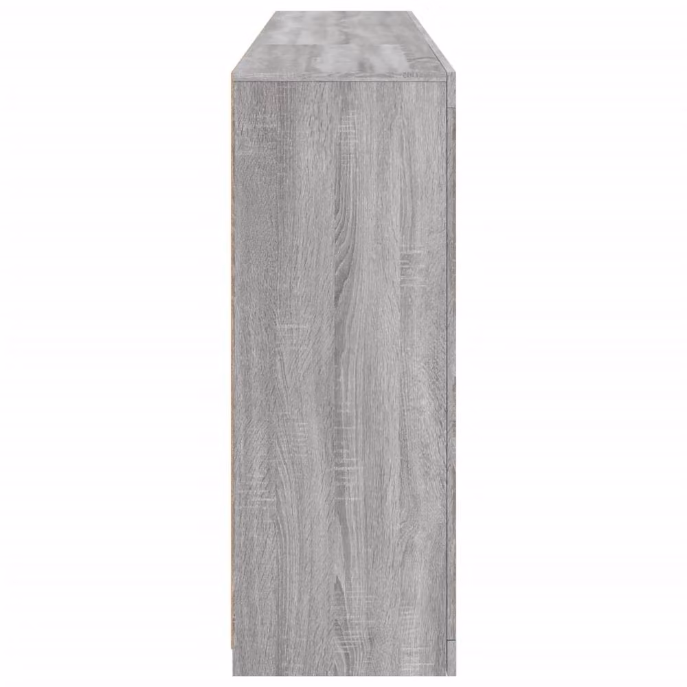 Berkfield Home Modern Sideboard with Integrated LED Lights in Grey Sonoma, W: 181.5 cm, D: 37 cm, H: 100 cm – 4