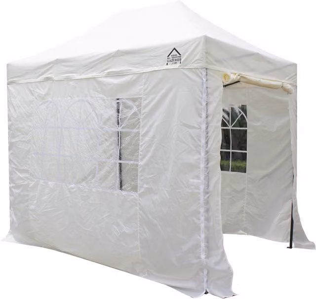 All Seasons Gazebos 3x2 m Pop Up Gazebo with 4 Sides in Cream