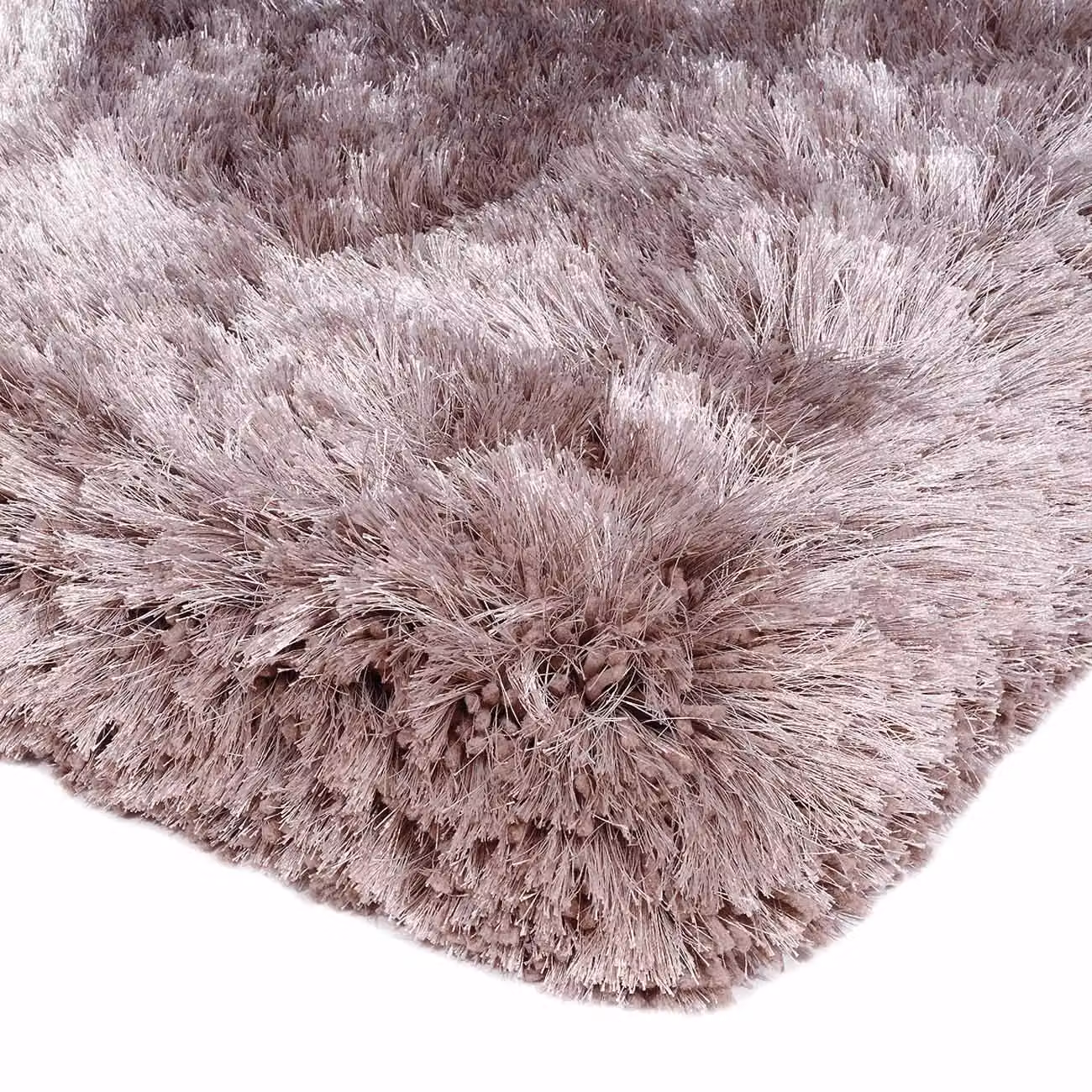 The Rug Shop UK Pink Plain Handmade Easy Care Polyester Rug W: 200 cm, D: 300 cm – 2