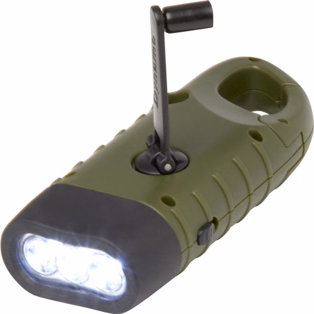 STAC Helios Green Plastic LED Torch – 4