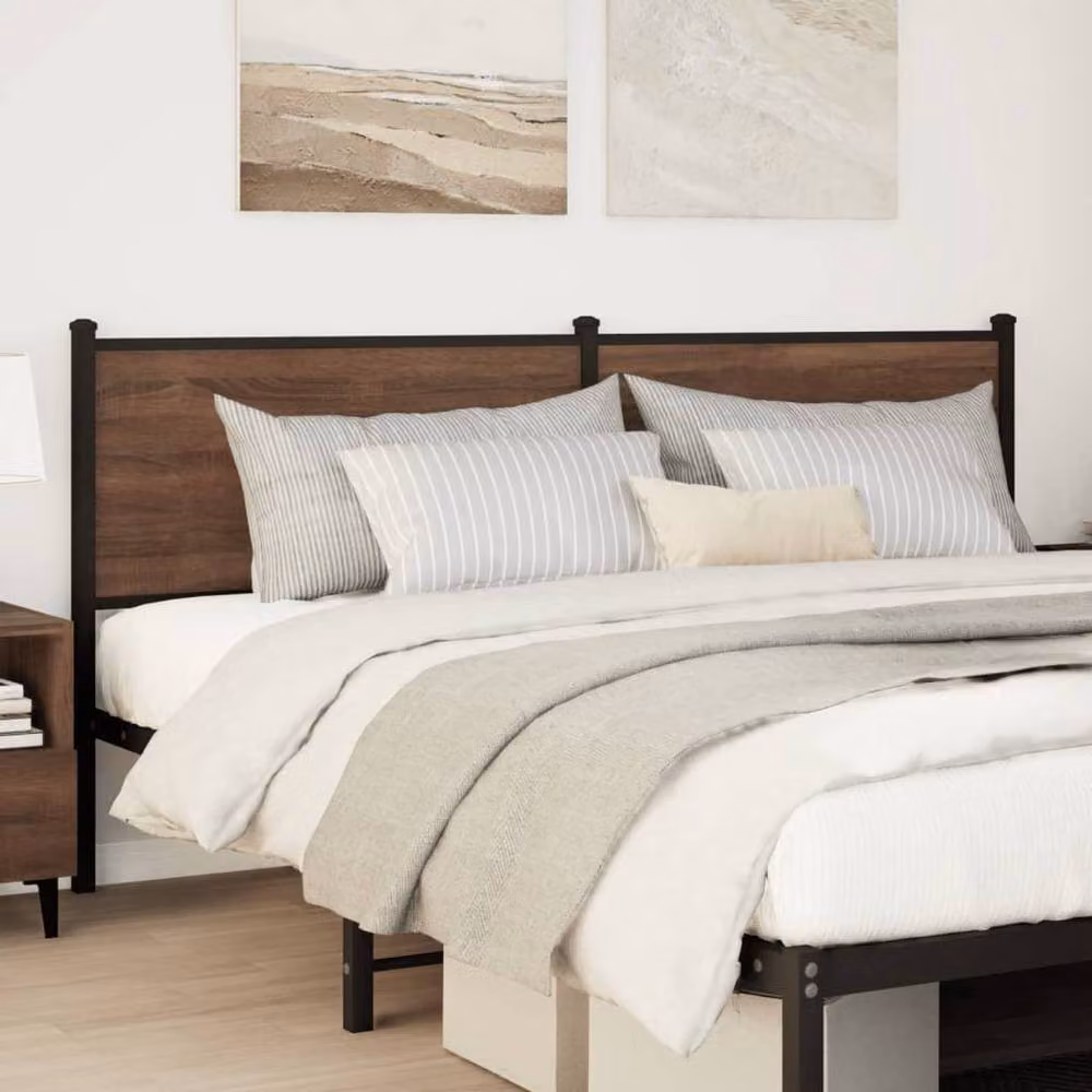 Berkfield Home Classic Headboard in Brown Oak, Width: 160 cm – 2
