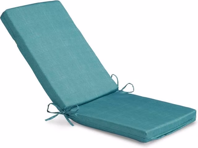 Livinluxury Water Repellent Full Chair Seat and Back Pad with Removable Washable Cover in Green and Turquoise