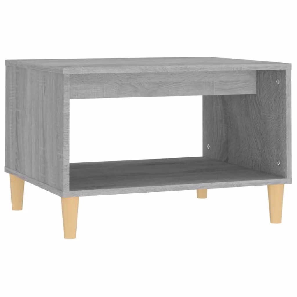 Berkfield Home Grey Sonoma Coffee Table in Engineered Wood W/D/H: 60 x 50 x 40 cm – 2