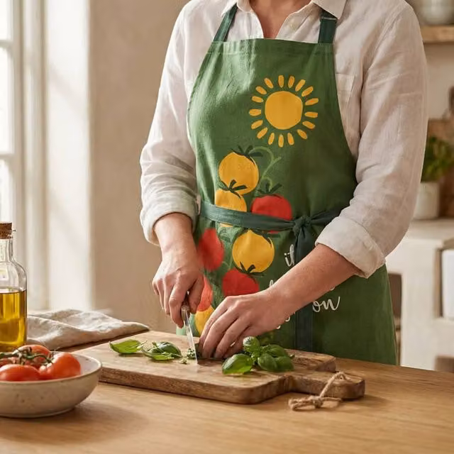 Madison & Mayfair Apron Tomatoes in Green