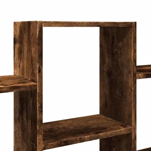 vidaXL Wall Shelf in Smoked Oak, W: 159 cm, D: 18 cm, H: 66 cm – 3