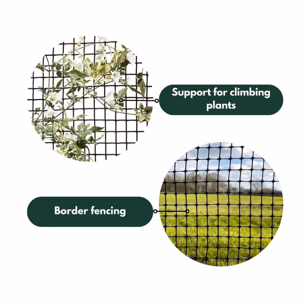Marco Paul General Purpose Garden Wire Mesh in Bottle Green, W: 0.5 m, L: 5 m – 5