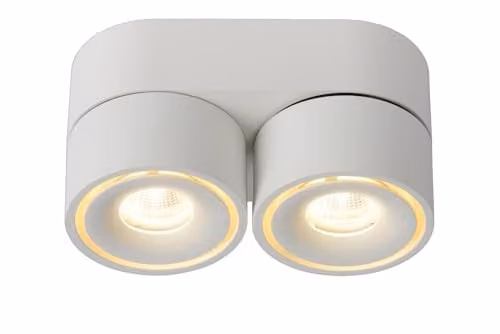 Lucide Yumiko Dimmable Surface Mounted LED Ceiling Spotlight, White – 1