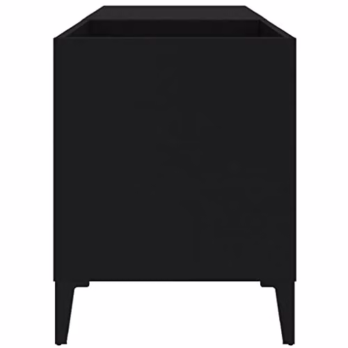 vidaXL Record Cabinet in Black, W/D/H: 84.5 x 38 x 48 cm – 4