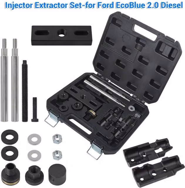 SPETLEK 303-1706 Injector Removal Tool Kit for Ford EcoBlue, Black, W: 1000 mm, D: 410 mm – 1