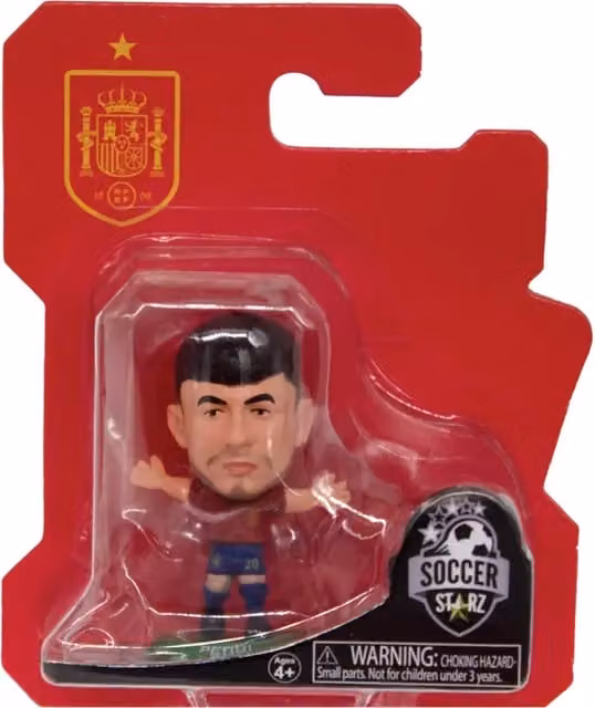 SoccerStarz Spain National Team Pedri Mini Figure, Red
