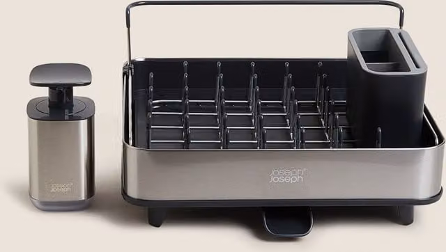 Joseph Joseph Rethink Your Sink 2 Piece Expandable Stainless Steel Kitchen Set in Silver