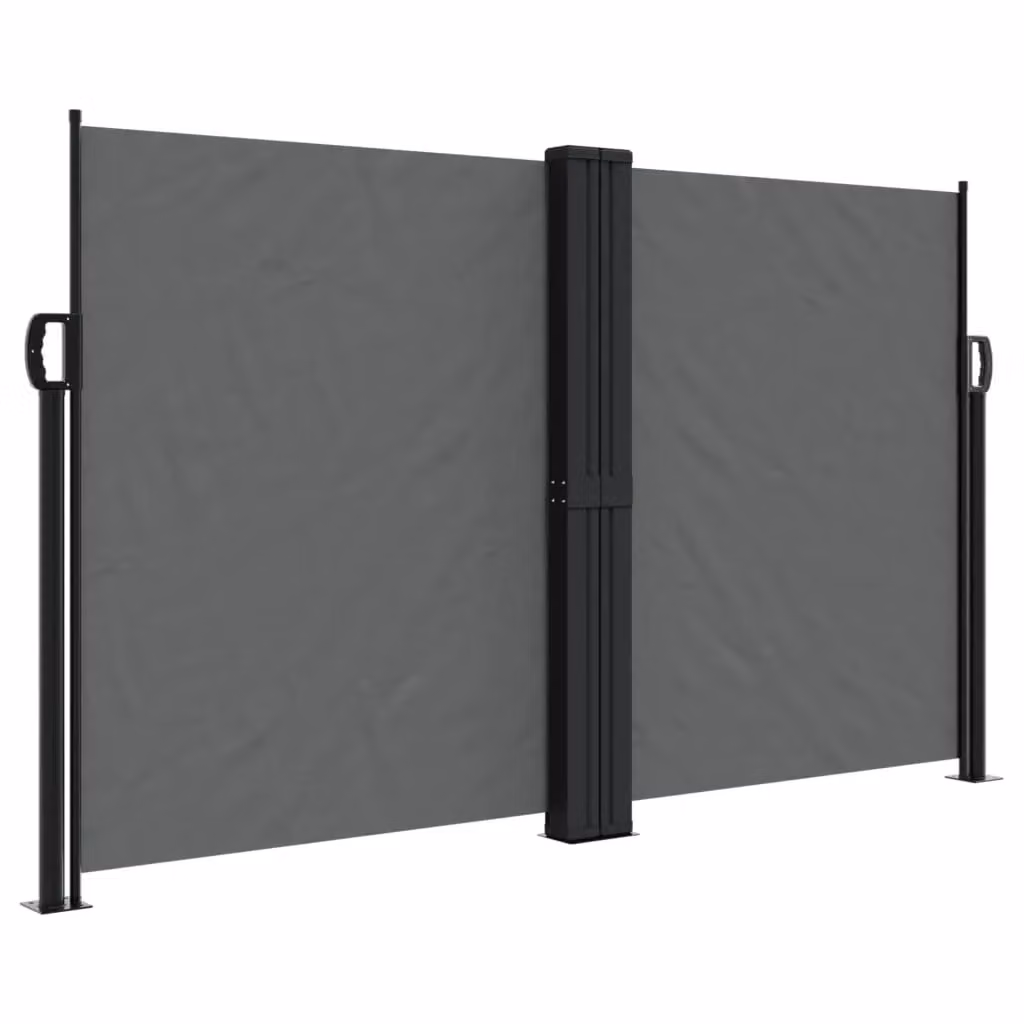 Berkfield Home Retractable Single Side Awning in Anthracite, W/H: 1200 x 140 cm – 2