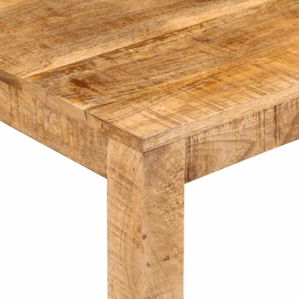 Berkfield Home Beautiful Coffee Table in Brown Solid Mango Wood W/D/H: 100 x 55 x 40 cm – 3