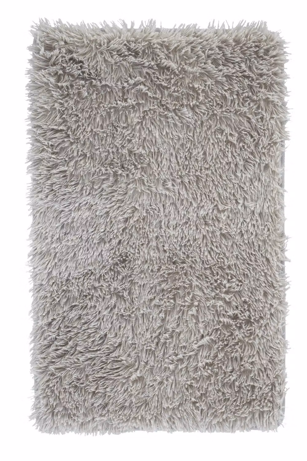 Catherine Lansfield Cuddly Deep Pile Faux Fur Bath Mat in Silver – 2