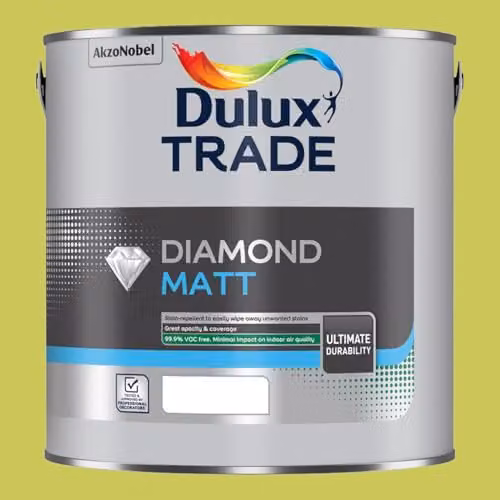 Dulux Trade Diamond Matt Paint in Luscious Lime, 2.5l