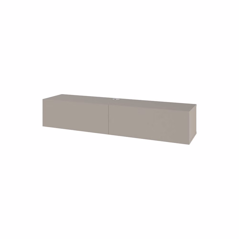 Decortie Francy Modern Wall Mounted TV Unit in Sand – 2