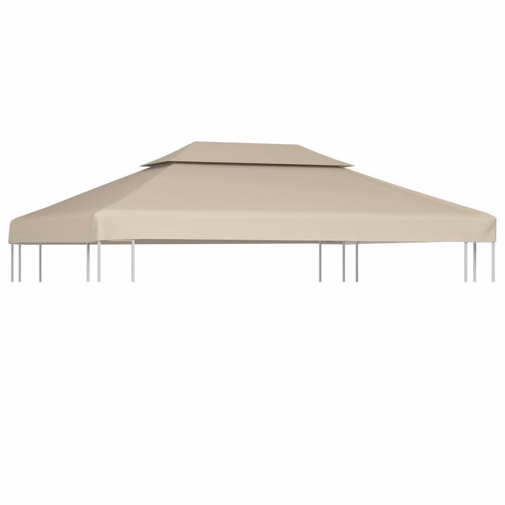 Berkfield Home Replacement Gazebo Canopy Cover in Beige, 3 x 4 m – 2