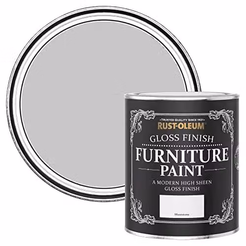 Rust-Oleum White Gloss Furniture and Skirting Board Paint, 750ml – 1