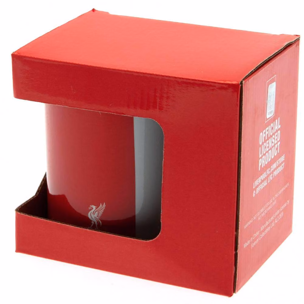 Liverpool FC Ceramic Mug in White and Red – 2