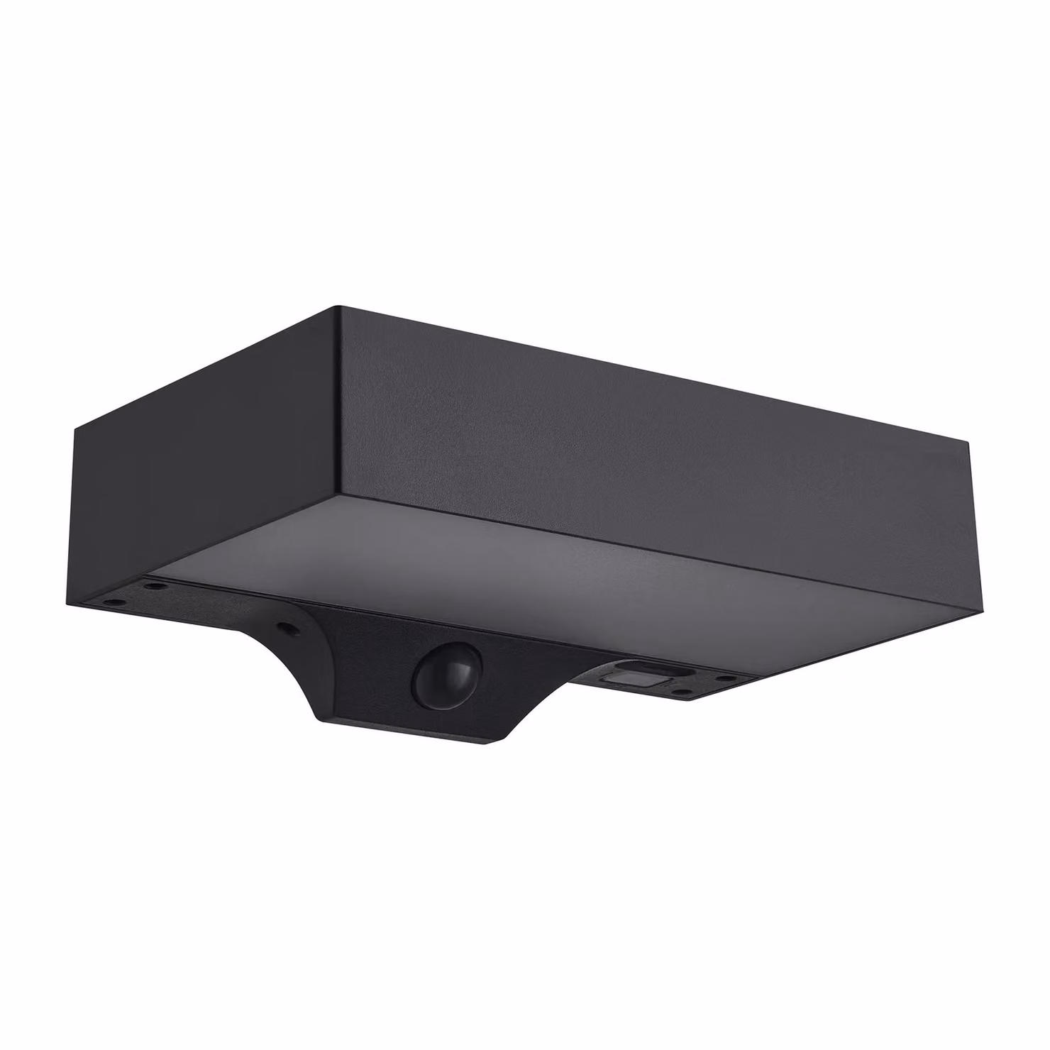 Nordlux Monay Solar LED Outdoor Wall Light, Black Plastic, IP44, Warm White 3000k – 2