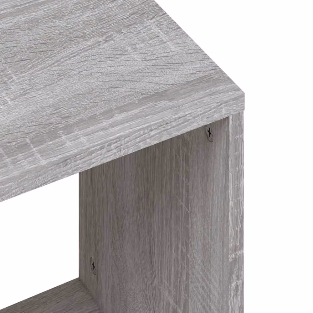 Berkfield Home Nesting Coffee Tables, 2 Piece Set in Grey Sonoma Engineered Wood – 5