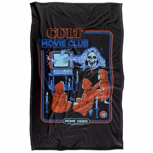 Steven Rhodes Cult Movie Club Silky Touch Super Soft Fleece Throw Blanket, Multicolour, W/D/H: 91 x 147 cm – 5