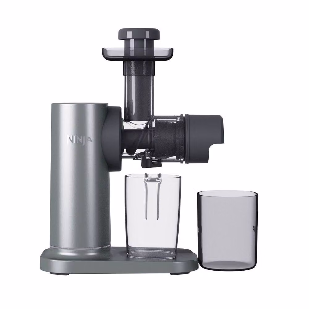 Ninja 3-in-1 Cold Press Slow Juicer with Slice and Shred Blades in Black or Grey JC152UK – 2