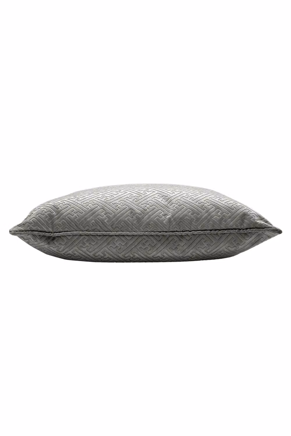 Paoletti Florence Silver Velvet Square Cushion W/D/H: 55 x 55 x 55 cm – 2