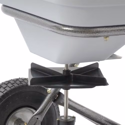 The Handy Heavy Duty Easy Build Salt Garden Spreader, 32kg Capacity, Stainless Steel, Silver/Grey – 3