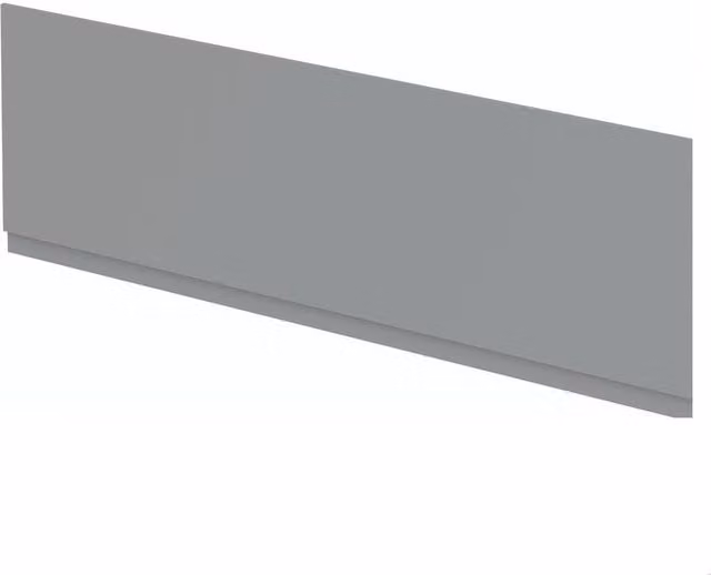 Balterley Front Bath Panel in Matt Grey Acrylic Finish, W: 159.5 cm, H: 48 cm