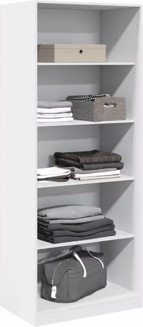 Berkfield Home White Wardrobe W/D/H: 80 x 50 x 200 cm