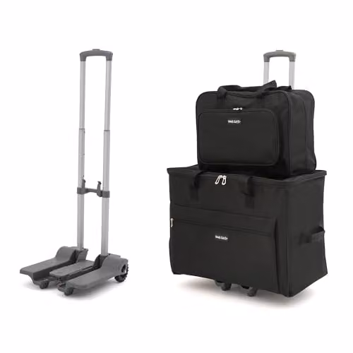 Hobby Gift Large Sewing Machine Trolley Bag, Black, W/D/H: 42.0 x 24.0 x 24.0 cm