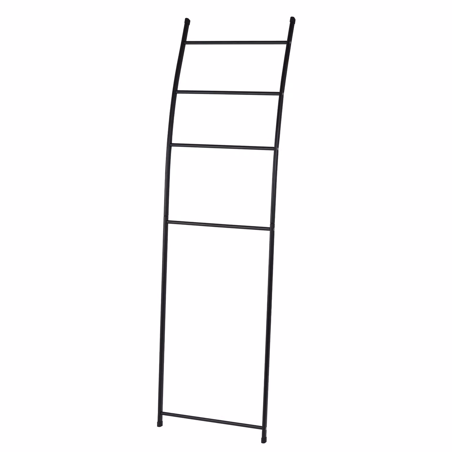Showerdrape Matt Black Metal Freestanding Bathroom Towel Ladder, W44 x H155 cm – 2