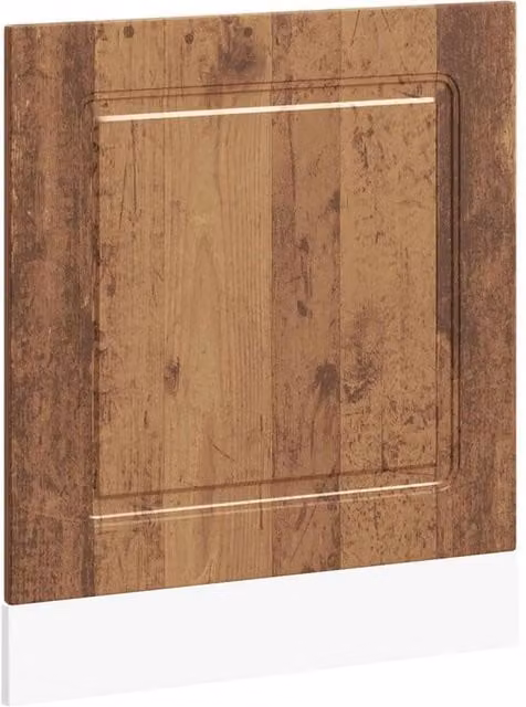 Berkfield Home Kalmar Dishwasher Panel in Old Wood Brown, W/D/H: 60 x 1.5 x 67 cm – 1