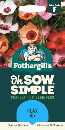 Mr Fothergill's Oh Sow Simple Blue Flax Flower Seeds