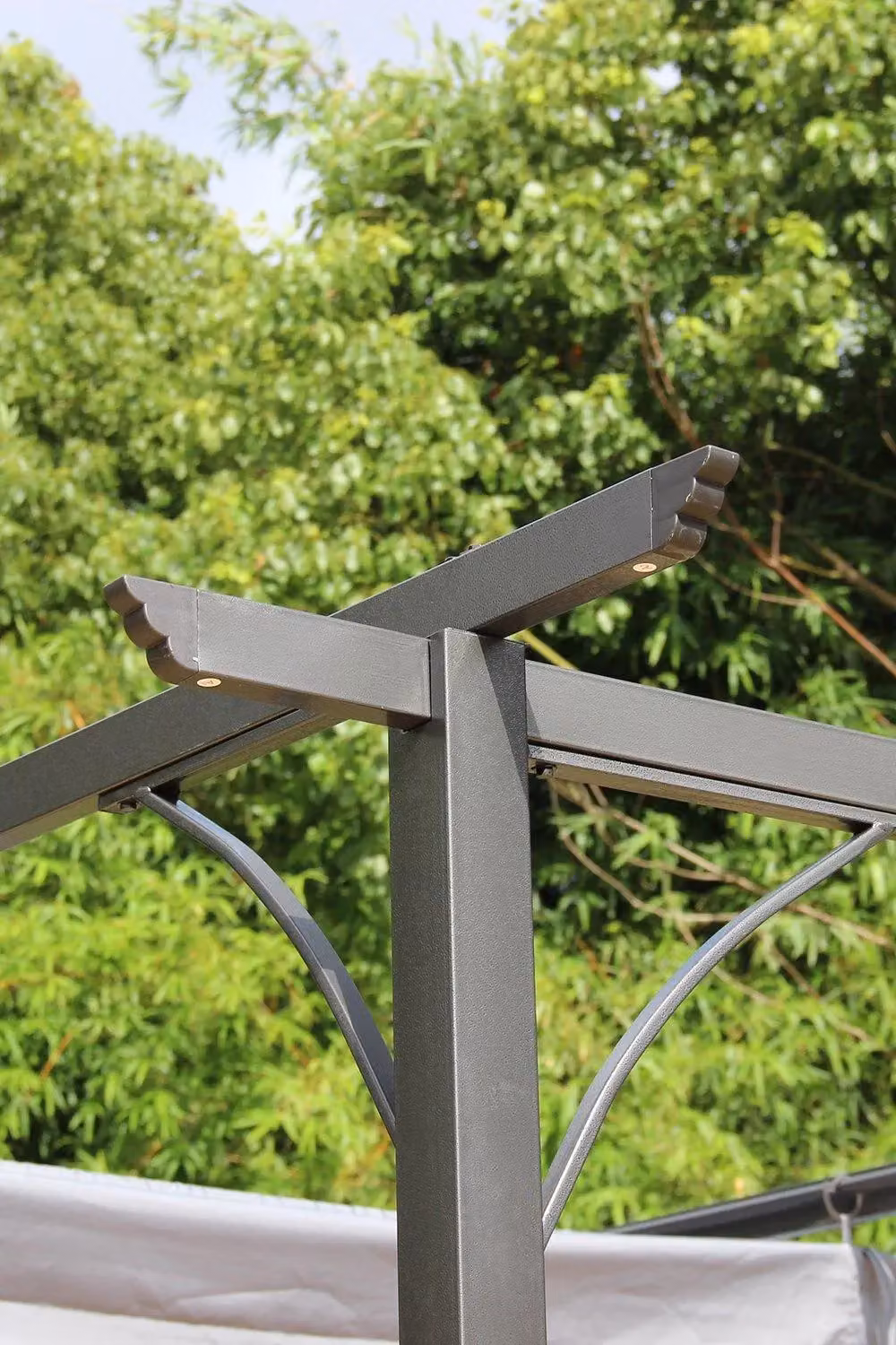 Royalcraft Prague Gazebo Pergola in Grey, W/D: 350 x 350 cm – 3