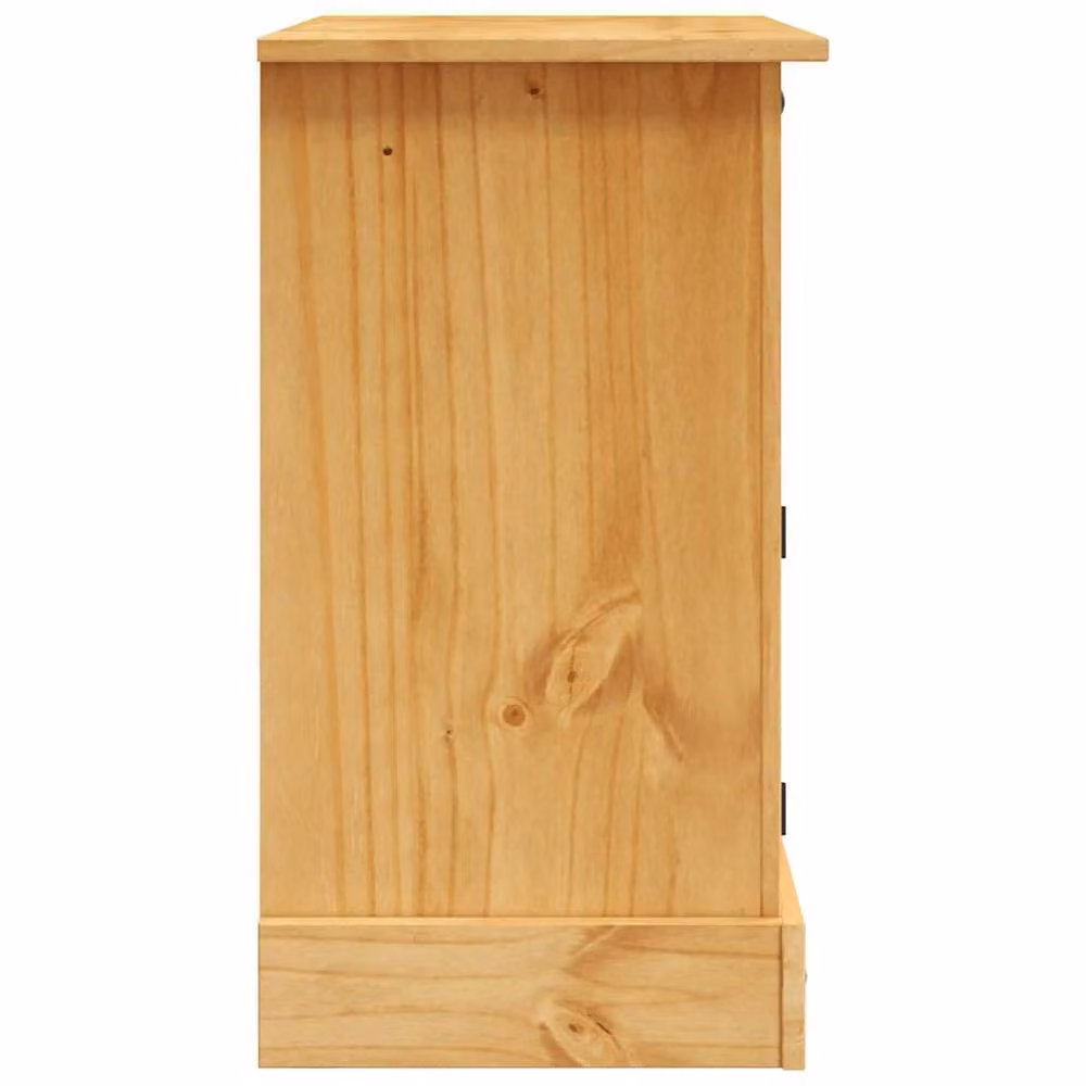 Berkfield Home Corona Range Mexican Pine TV Cabinet in Brown, W/D/H: 80 x 43 x 78 cm – 3