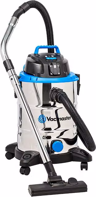 Vacmaster Power 30 Wet and Dry Vacuum Cleaner with Power Take Off, 30L, Silver – 10