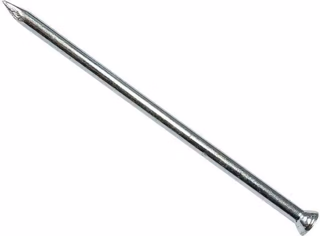 Forgefix Don Quichotte Light Gauge Masonry Nails, Zinc Galvanised, Silver, 2.5 x 50 mm