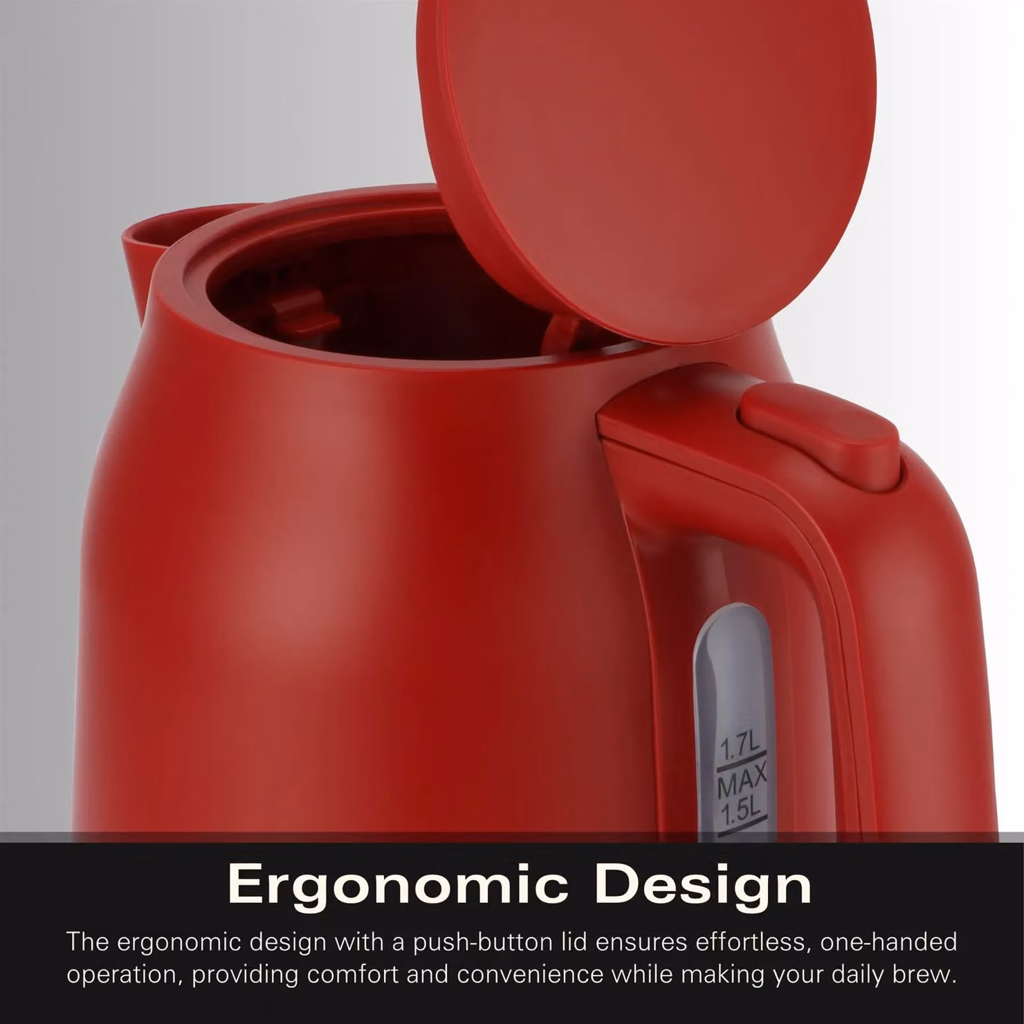 Hamilton Beach Ella Red Kettle and Toaster Set – 4