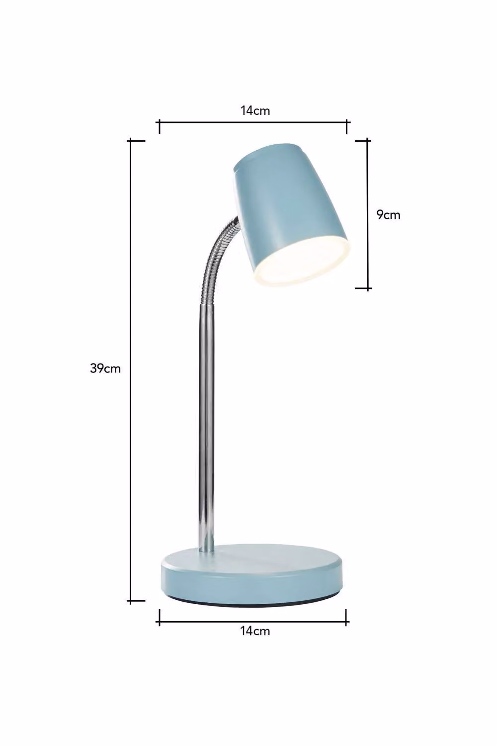 BHS Lighting Glow Adjustable Task Table Lamp in Blue – 2
