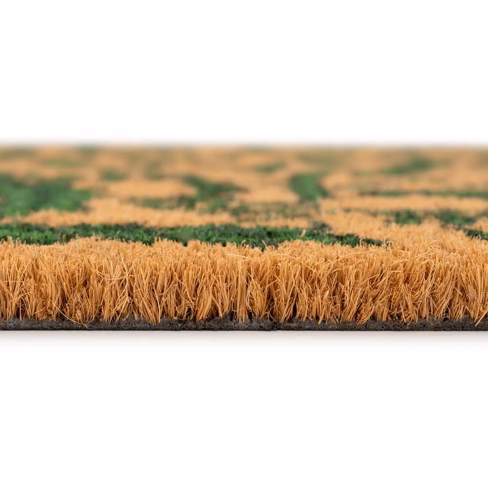 Kukoon Bramble Natural Coir Front Door Mat in Beige, W: 45 cm, D: 70 cm – 3