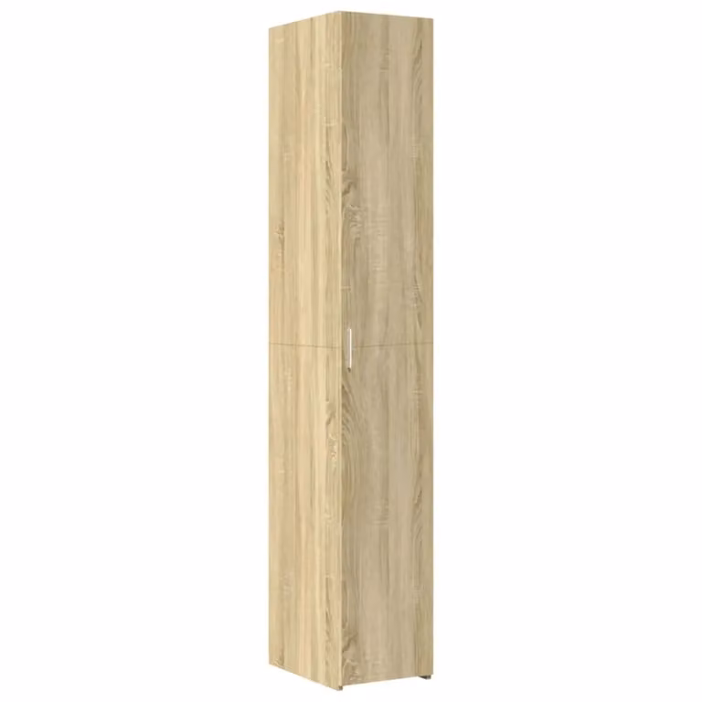 Berkfield Home Sonoma Oak Highboard in Brown, W/D/H: 30 x 42.5 x 185 cm