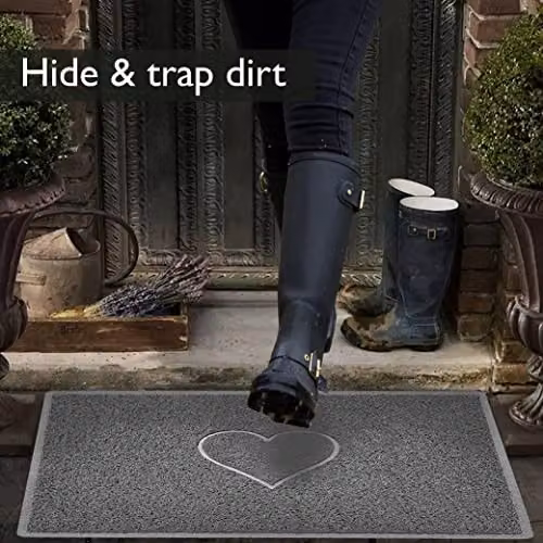 Nicoman Black PVC Spaghetti Runner Rug, Non-Slip and Weatherproof, W: 60 cm, L: 150 cm – 7