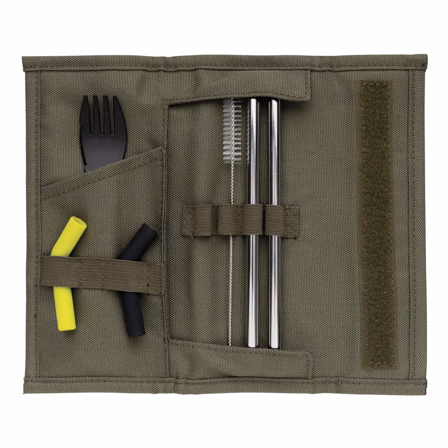 XD Design Tierra Green Cutlery Set with Case, Stainless Steel and Plastic, Dishwasher Safe – 2